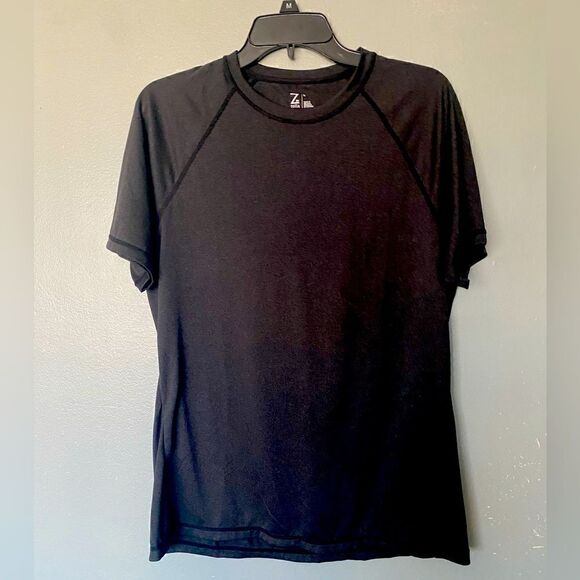 ZELLA Tops - New Z BY ZELLA DARK GRAY SHORT SLEEVE athletic top small